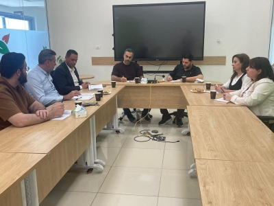 Delegations from the NGO Development Center  (NDC) Visit MA'AN Development Center 