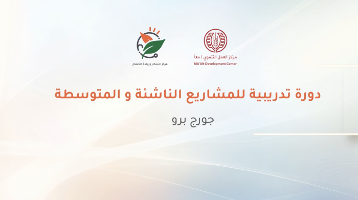 Training course for emerging and medium-sized enterprises